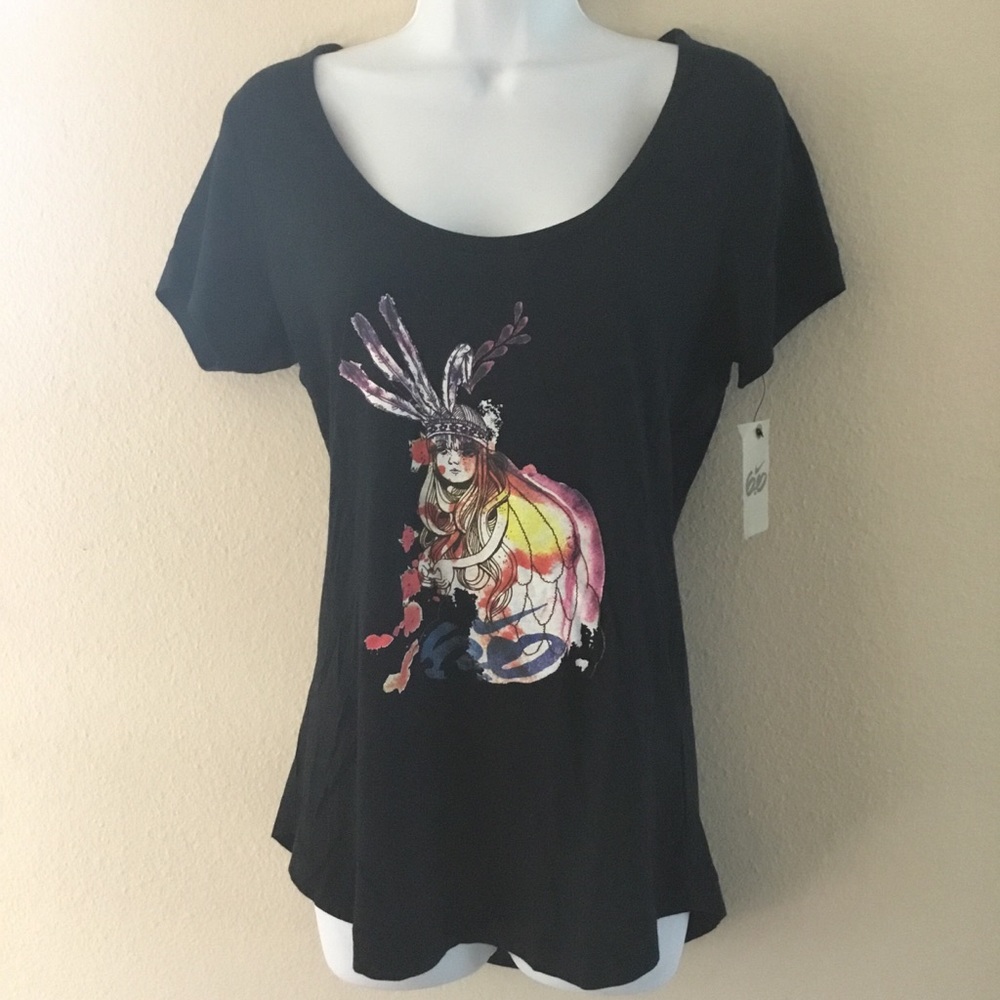 Nike Women’s Black Scoopneck T-shirt Tee S